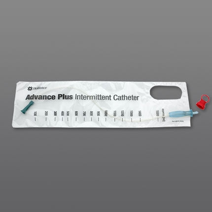 Intermittent Closed System Catheter Advance Plus™ Straight Tip 10 Fr. Without Balloon PVC