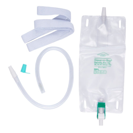 Urinary Leg Bag Bard® Dispoz-a-Bag® Anti-Reflux Valve Sterile 562 mL Vinyl