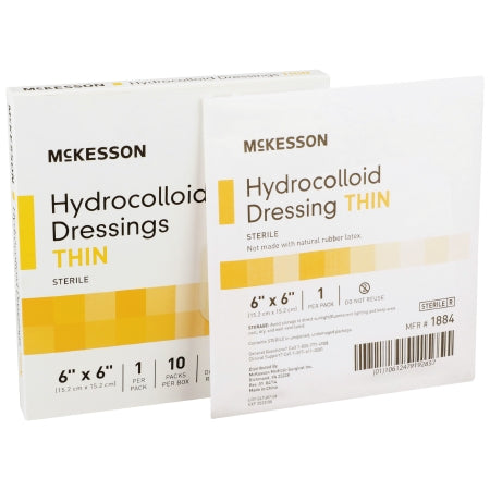 Thin Hydrocolloid Dressing Film Backing 6 X 6 Inch Square Hydrocolloid ...