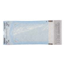 Load image into Gallery viewer, Sterilization Pouch Duo-Check® Ethylene Oxide (EO) Gas / Steam 2-1/4 X 4-1/2 Inch Transparent / Blue Self Seal Paper / Film #SCXX
