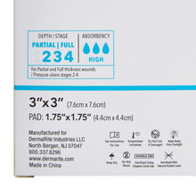 Load image into Gallery viewer, DermaRite Industries Foam Dressing ComfortFoam™ Border 3 X 3 Inch With Border Waterproof Backing Silicone Adhesive Square Sterile #43330
