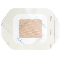 Load image into Gallery viewer, Transparent Film Dressing with Pad DermaView II™ Island 3-1/2 X 4 Inch Frame Style Delivery Rectangle Sterile #16340
