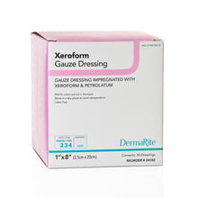 Load image into Gallery viewer, Xeroform Petrolatum Impregnated Dressing Xeroform™ Strip 1 X 8 Inch Sterile #24180
