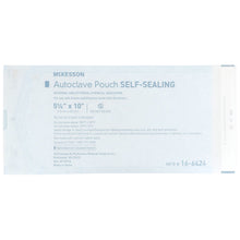 Load image into Gallery viewer, Sterilization Pouch McKesson Ethylene Oxide (EO) Gas / Steam 5-1/4 X 10 Inch Transparent Blue / White Self Seal Paper / Film #16-6424
