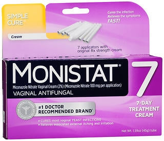 Vaginal Antifungal Monistat® 7 2% Strength Suppository 7 per Box Applicator #63736002615