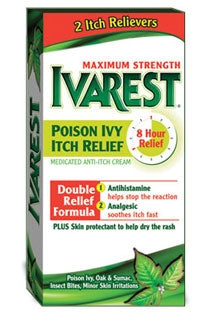 Itch Relief Ivarest® 14% - 10.5% Strength Cream 2 oz. Tube #41388000151
