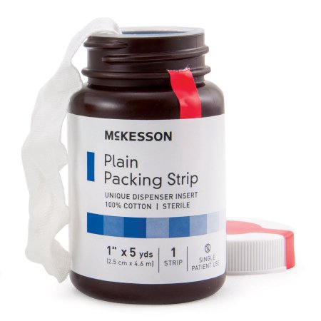 Wound Packing Strip Non-impregnated 1 Inch X 5 Yard Sterile Plain