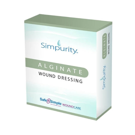 Alginate Dressing Simpurity™ 2 X 2 Inch Square Calcium Alginate Sterile
