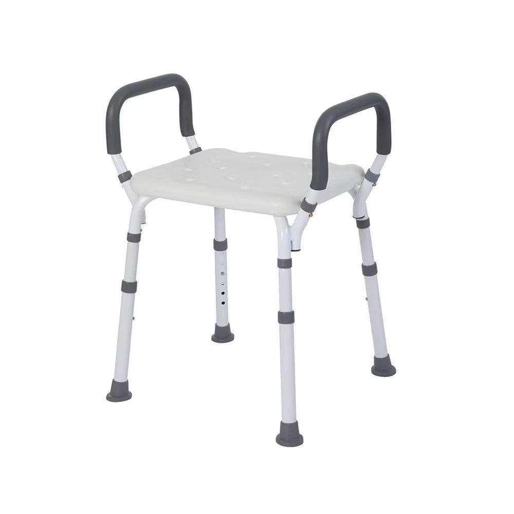 Premium Shower Bench/Chair with Removable Padded Arms