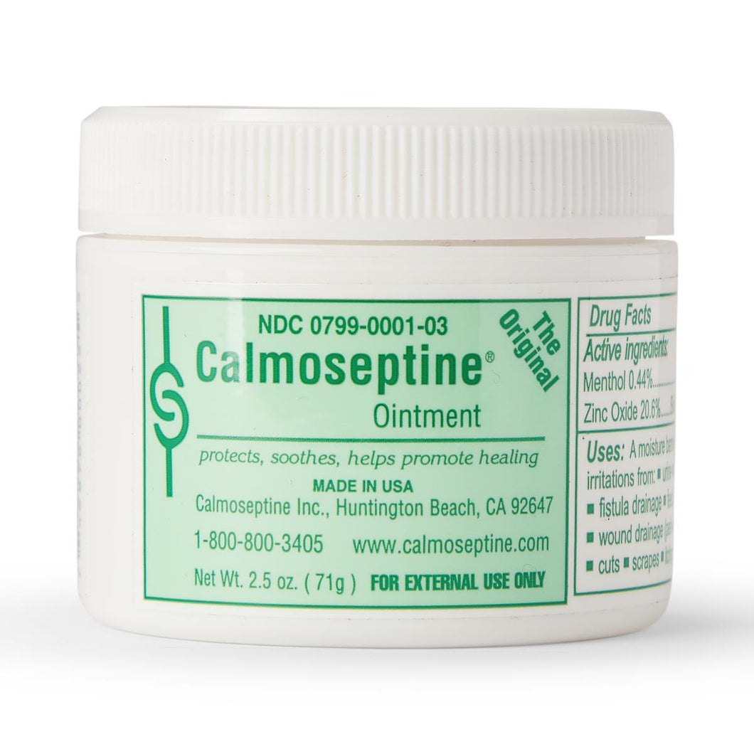 Calmoseptine Moisture Barrier Ointment, Jar, 2.5 oz