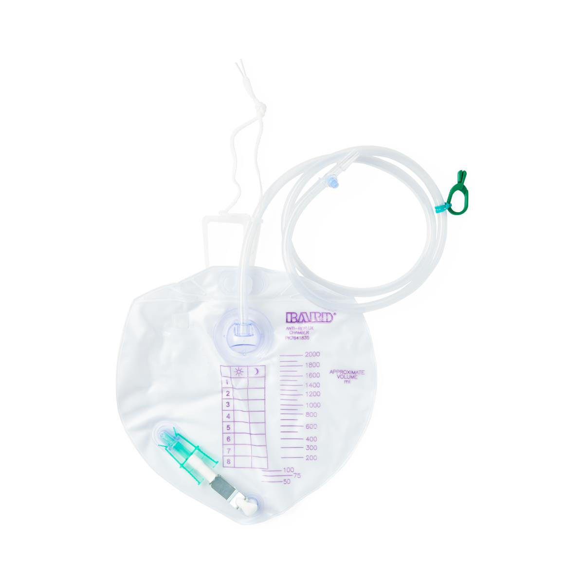 Bard Urinary Meter Bag IC Anti-Reflux Valve Sterile 2,000 mL Vinyl #15 ...
