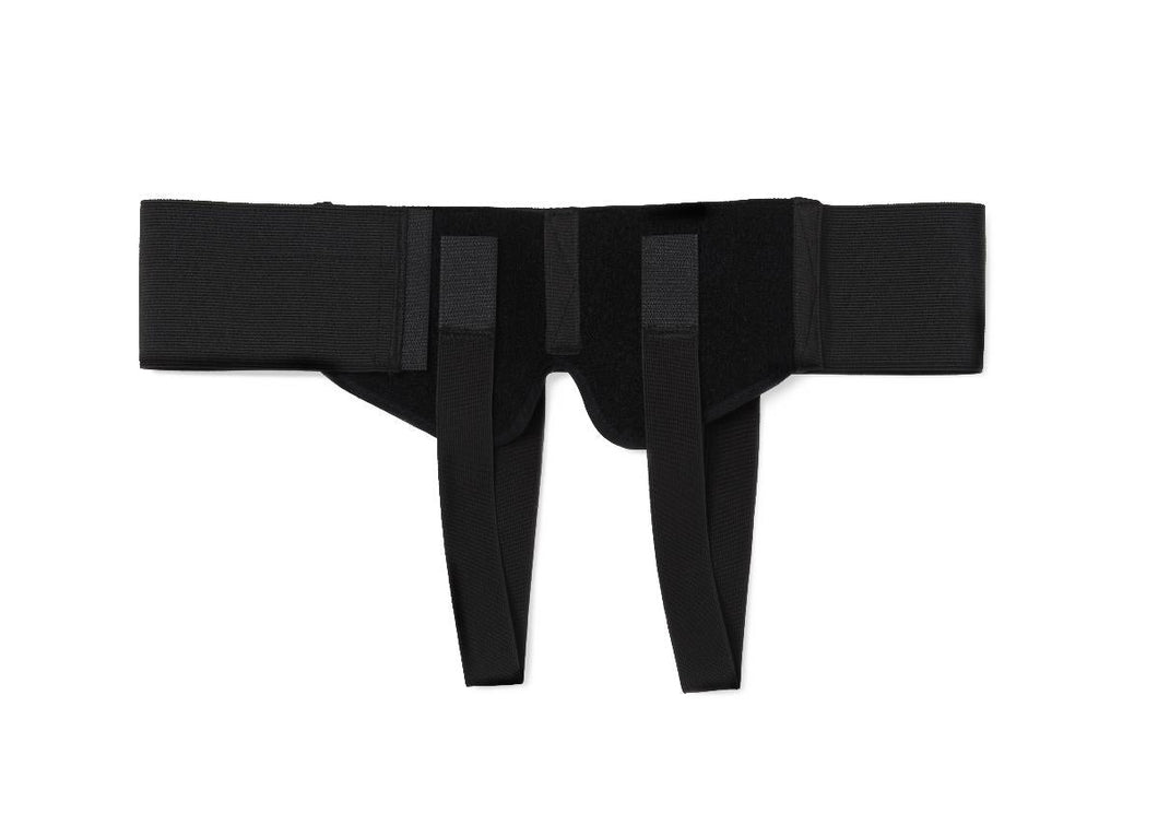 CURAD Hernia Belt with Removable Compression Pads, Hook-and-Loop Closure, Elastic, Black