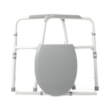 Load image into Gallery viewer, Medline Extra-Wide 24&quot; Steel Bariatric Commode with 650 lb. Capacity, Elongated  #G1-201LBX1
