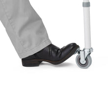 Load image into Gallery viewer, Medline Steel Drop-Arm Commode, Four Locking Casters, 350 lb Weight Capacity #G1-303DWX1
