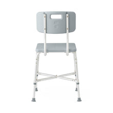 Load image into Gallery viewer, Medline Bariatric Shower Chair with Back, 650 lb.Capacity, #G2-100BAX1
