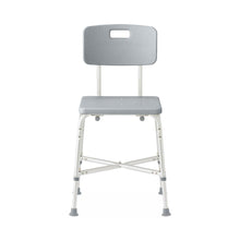 Load image into Gallery viewer, Medline Bariatric Shower Chair with Back, 650 lb.Capacity, #G2-100BAX1
