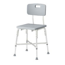 Load image into Gallery viewer, Medline Bariatric Shower Chair with Back, 650 lb.Capacity, #G2-100BAX1
