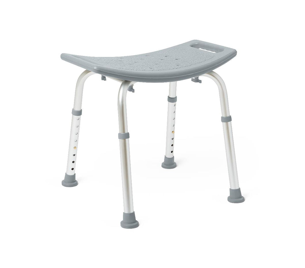 Medline Shower Chair without Back, 13.75