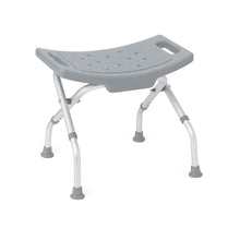 Load image into Gallery viewer, Medline Folding Shower Chair without Back, 14.5&quot;-16&quot; Seat Height, 250 lb. Weight Capacity, #G2-203FRX1
