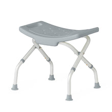 Load image into Gallery viewer, Medline Folding Shower Chair without Back, 14.5&quot;-16&quot; Seat Height, 250 lb. Weight Capacity, #G2-203FRX1
