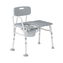 Load image into Gallery viewer, Medline Combination Transfer Bench and Commode, 400 lb. Capacity,  #G3-101KBX1
