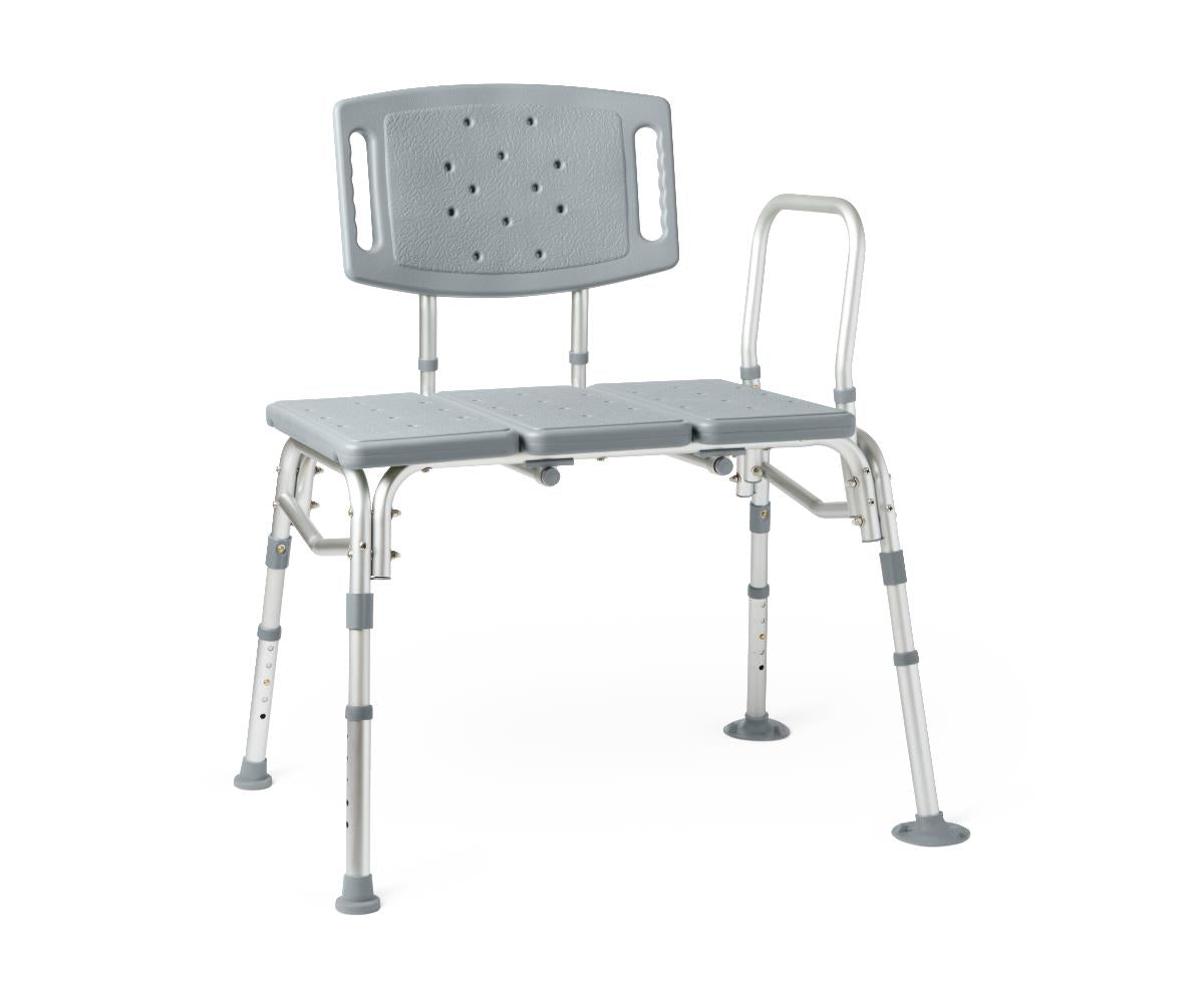 Medline Bariatric Knockdown Transfer Bench, 500 lb. Weight Capacity ...