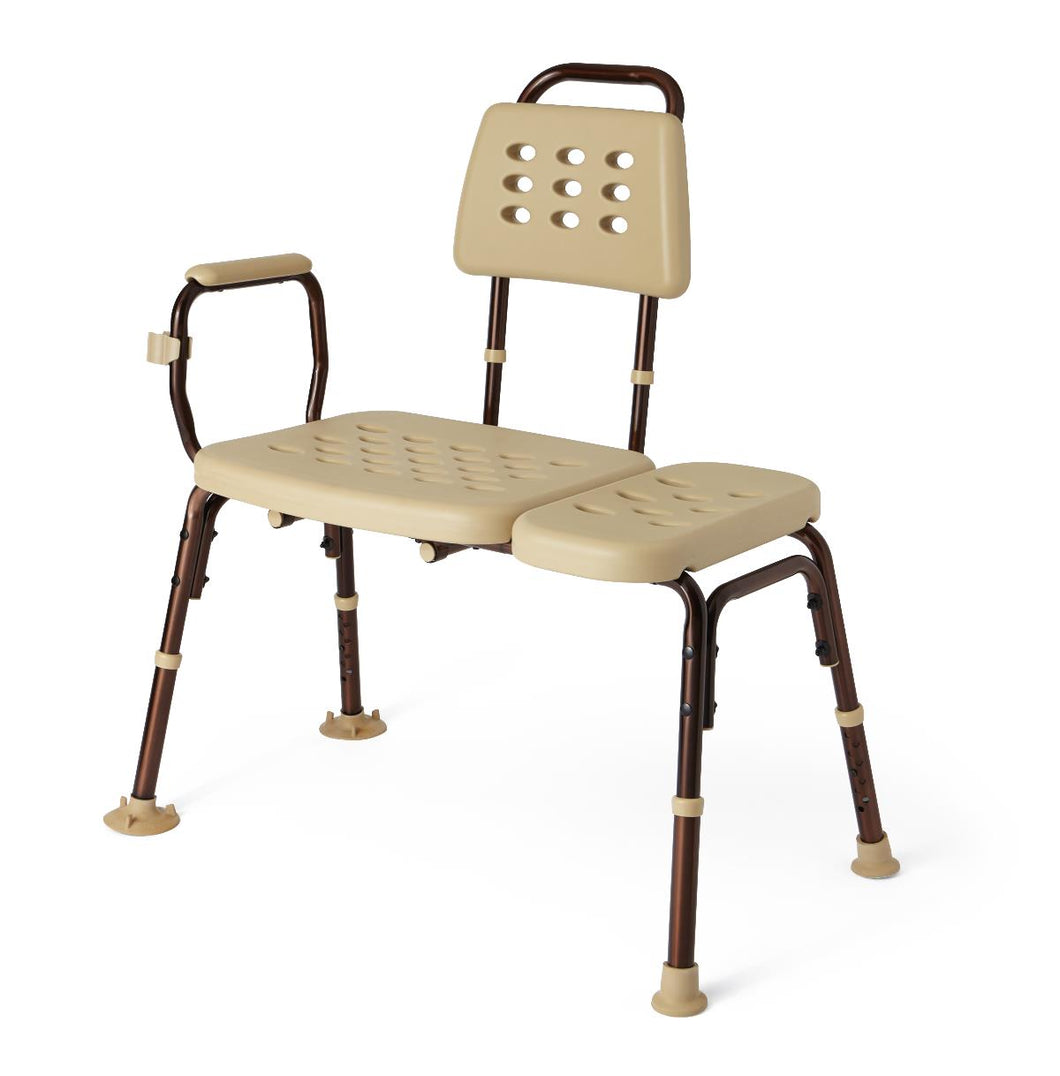 Medline Transfer Bench with Microban, 350 lb. Capacity, 350 lb. Capacity,  #MDS86960ELMBH