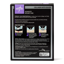 Load image into Gallery viewer, Puracol Plus Ag+ Collagen Wound Dressing with Silver, 4.25" x 4.5" Fenestrated
