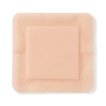 Load image into Gallery viewer, Medline Foam Dressing Optifoam® Gentle EX 4 X 4 Inch With Border Waterproof Backing Silicone Face and Border Square Sterile #MSCEX44EP
