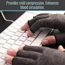 Load image into Gallery viewer, Heelbo Arthritis Gloves, Open Finger Design
