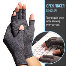 Load image into Gallery viewer, Heelbo Arthritis Gloves, Open Finger Design
