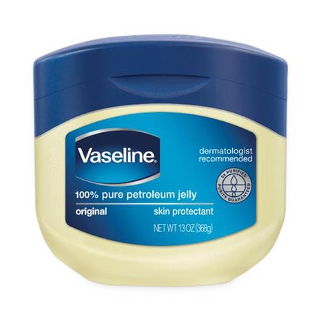 Unilever Vaseline Hand and Body Petroleum Jelly, 13 oz. Tub,