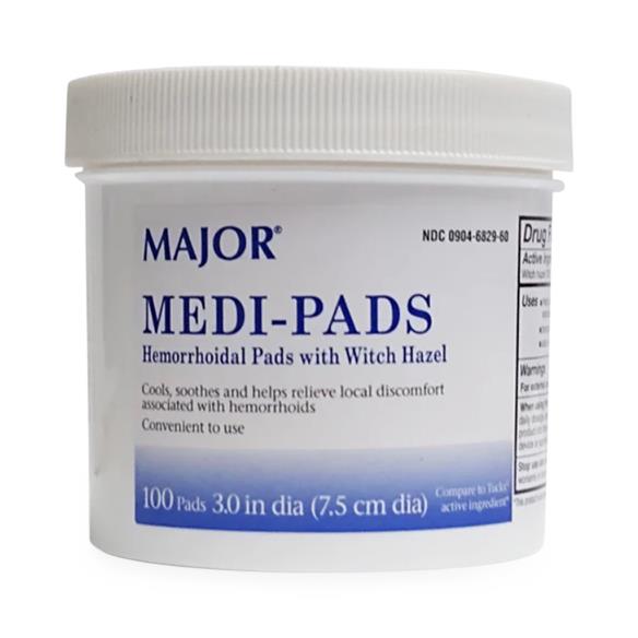 Major Pharmaceutical Hemorrhoidal Suppositories and Pads, PRE-MOIST