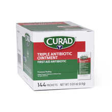 Load image into Gallery viewer, Medline CURAD Triple Antibiotic Ointment, 0.9 g Packet
