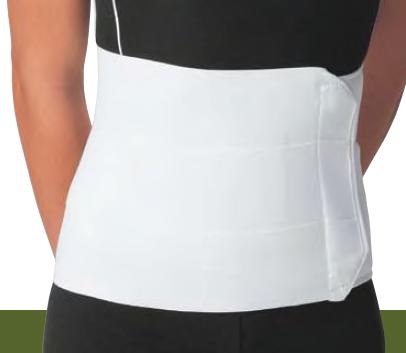 DJO Abdominal Binder ProCare® Premium X-Large Hook and Loop Closure 62 to 74 Inch Waist Circumference 12 Inch Height Adult #79-89220