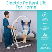 Load image into Gallery viewer, Electric Patient Lift With Sling #MOB1076WHTSLG
