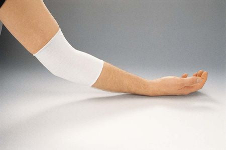 Elbow Support Cap Medium Pull-On Left or Right Elbow 8 to 10 Inch Circumference White #20MED