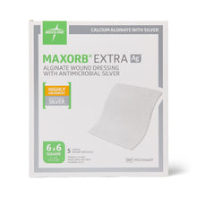 Load image into Gallery viewer, Maxorb Extra Ag+ CMC/Alginate Dressings, 6" x 6" inch
