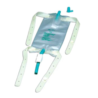 Bard Urinary Leg Bag Bard® Dispoz-a-Bag® Anti-Reflux Valve Sterile 950 mL Vinyl #150103