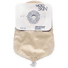 Cymed Urostomy Pouch MicroSkin® 86332 One-Piece System 9 Inch Length Flat, Pre-Cut 1-1/4 Inch Stoma Drainable