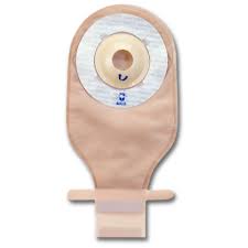 Marlen Manufacturing Ileostomy / Colostomy Pouch UltraLite™ 51632 One-Piece System 9 Inch Length Deep Convex, Pre-Cut Drainable