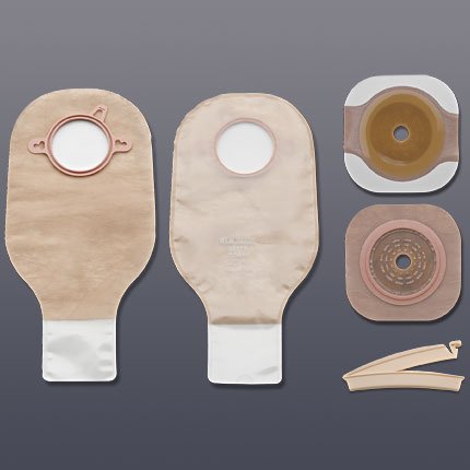 Ileostomy /Colostomy Kit New Image™ Two-Piece System 12 Inch Length 3-1/2 Inch Stoma Drainable